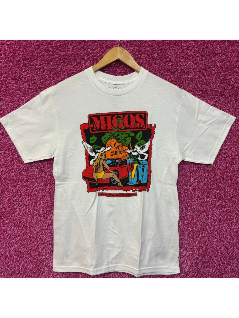 Migos culture rap tee size medium